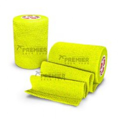 Premier Sock Tape Pro-Wrap 7.5cm - Neon Yellow